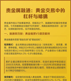 听说黄金期货能杠杆交易要注意什么？