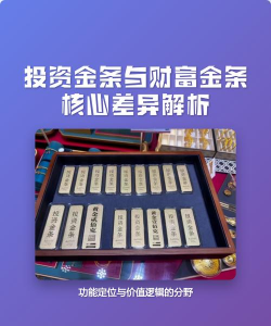 金条与金币投资有哪些不同特点？