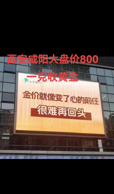 2026年01月12日咸阳黄金最新价格