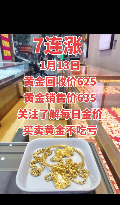 2026年01月18日遂宁黄金最新价格