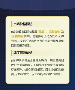 PT990铂金回收今日最新价格多少（2026年05月30日更新）