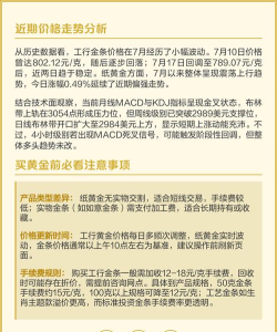 工行纸黄金今日最新价格多少（2026年08月09日更新）