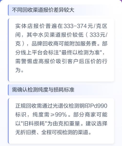 PD990钯金回收今日最新价格多少（2026年09月15日更新）