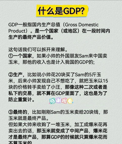 什么叫gdp是什么意思