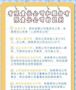 有限责任公司和股份公司的区别