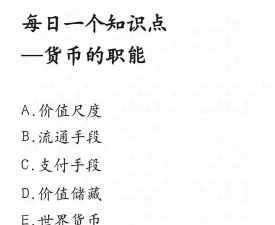 什么是货币职能说