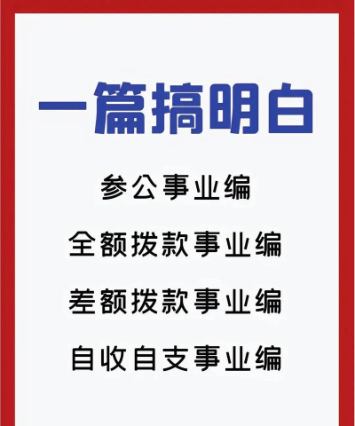 自收自支事业单位是什么