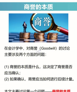 商誉是什么意思