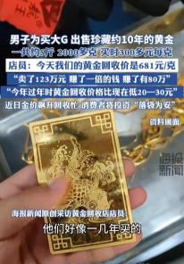 咸宁足金999回收多少钱一克？2025年3月16日今日价格681元
