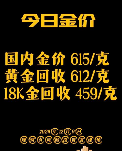 德宏黄金回收价格暴涨！2025年2月6日今日999黄金回收价格655元/克