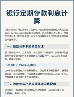 定期存款利率计算公式