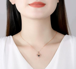 一鹿有你项链的文案？