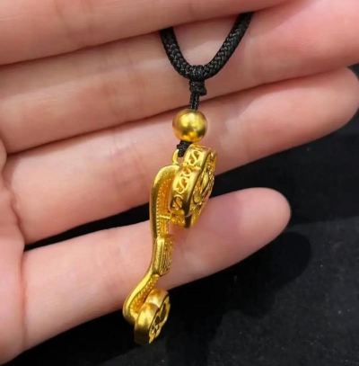 黄金吉祥如意吊坠寓意？