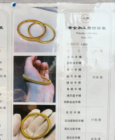 初次买金需要加手工费吗？