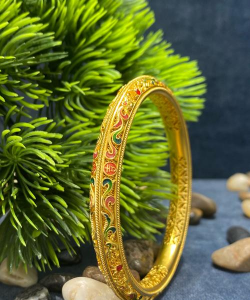 古法黄金珐琅手镯怎么样？