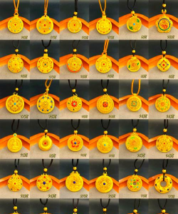 黄金吊坠上的珐琅算重量吗？