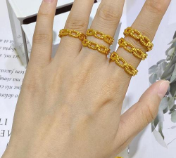 一斤铁跟一斤金子哪个看着多？