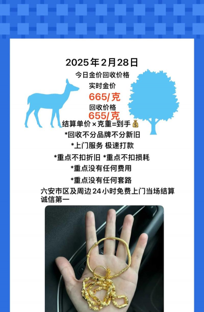 2025年10月06日六安黄金实时价格