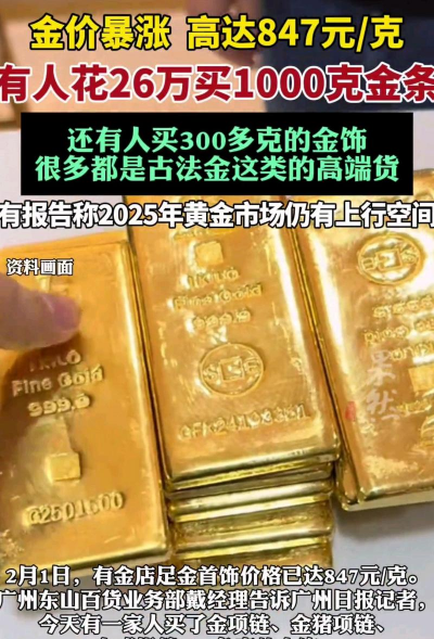 仟家信金条价格今天多少一克（2025年12月06日）