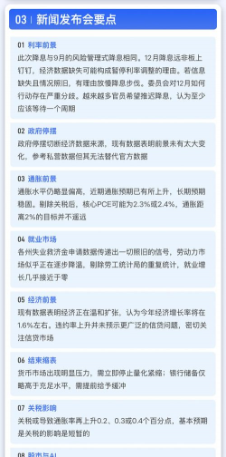 ‌降息板上钉钉但鹰派悬念待解