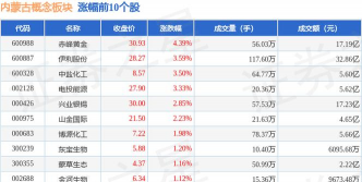 12月11日赤峰黄金股票融资净偿还3937.64万元