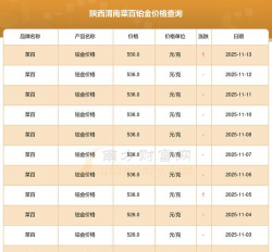 2025年12月16日菜百铂金最新价格多少一克